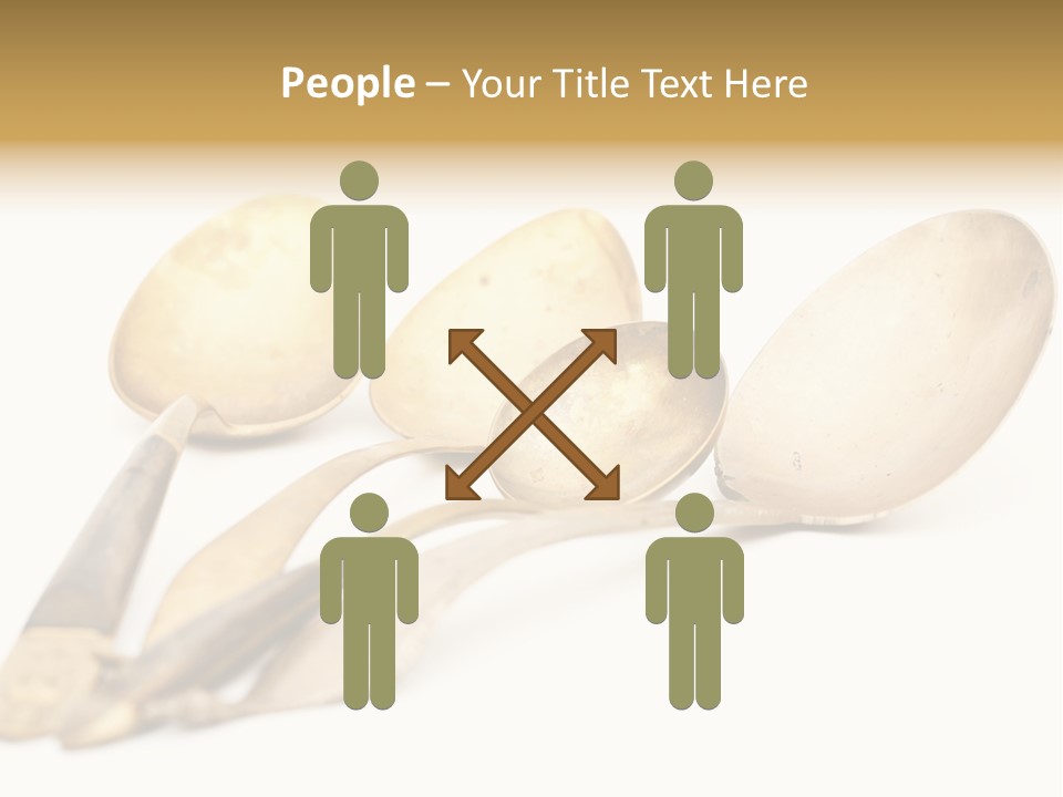 Silverware Dining Isolated PowerPoint Template