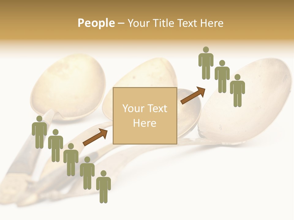 Silverware Dining Isolated PowerPoint Template