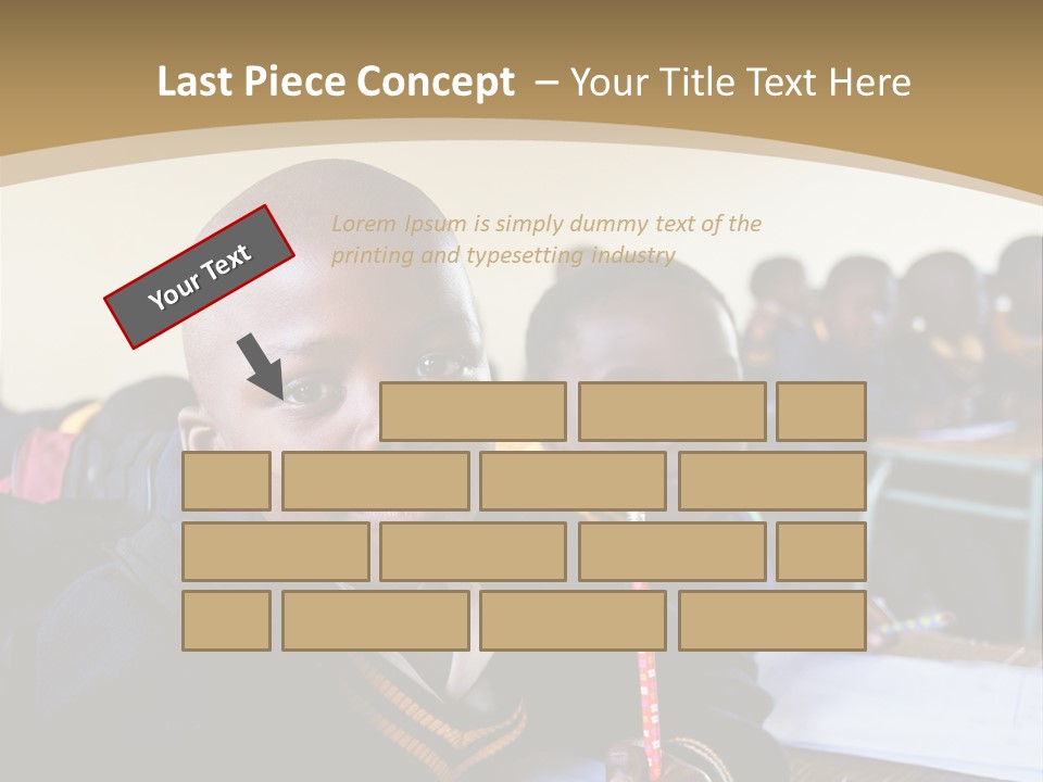 Race Poverty Young PowerPoint Template