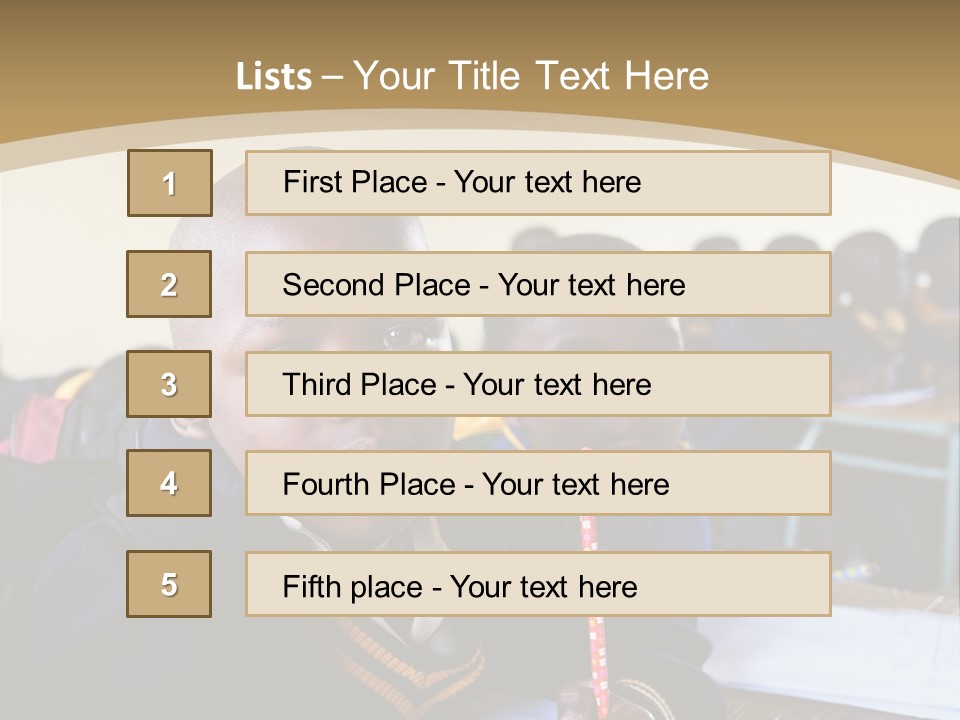 Race Poverty Young PowerPoint Template