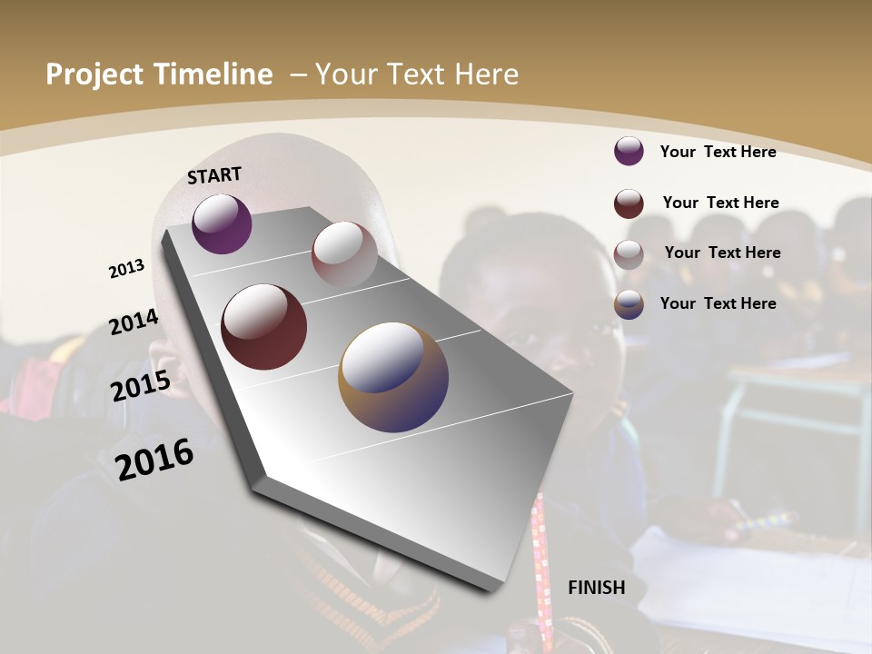 Race Poverty Young PowerPoint Template