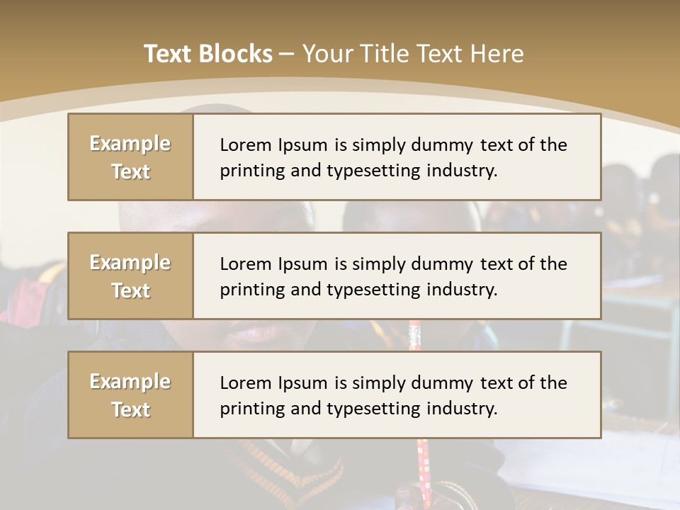 Race Poverty Young PowerPoint Template