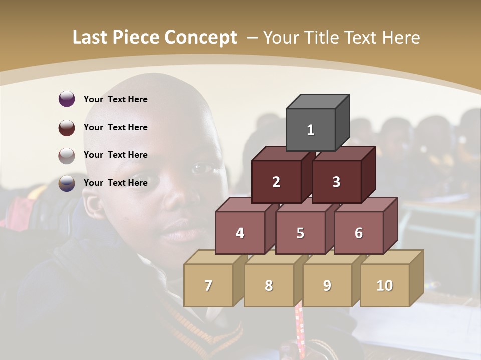 Race Poverty Young PowerPoint Template