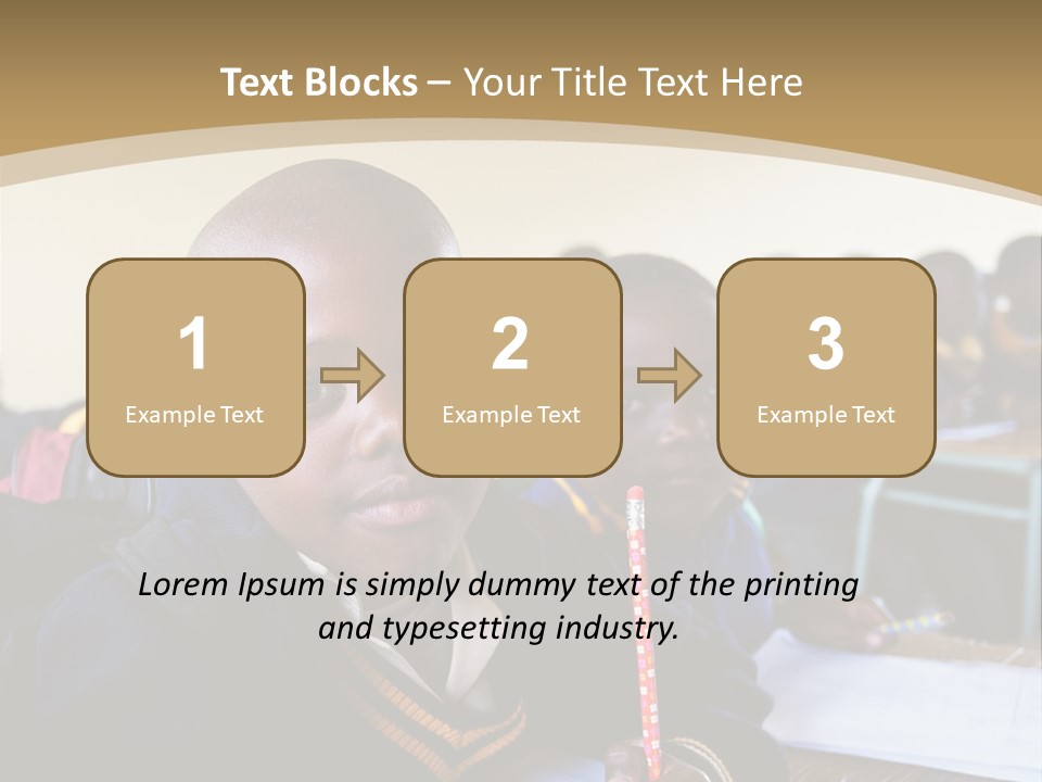 Race Poverty Young PowerPoint Template