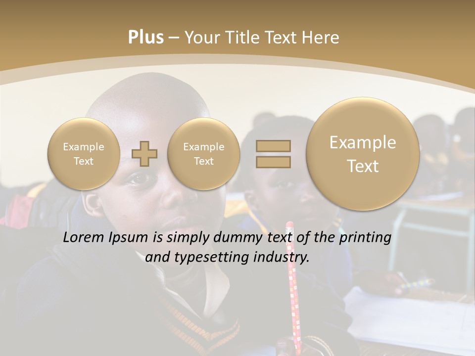 Race Poverty Young PowerPoint Template