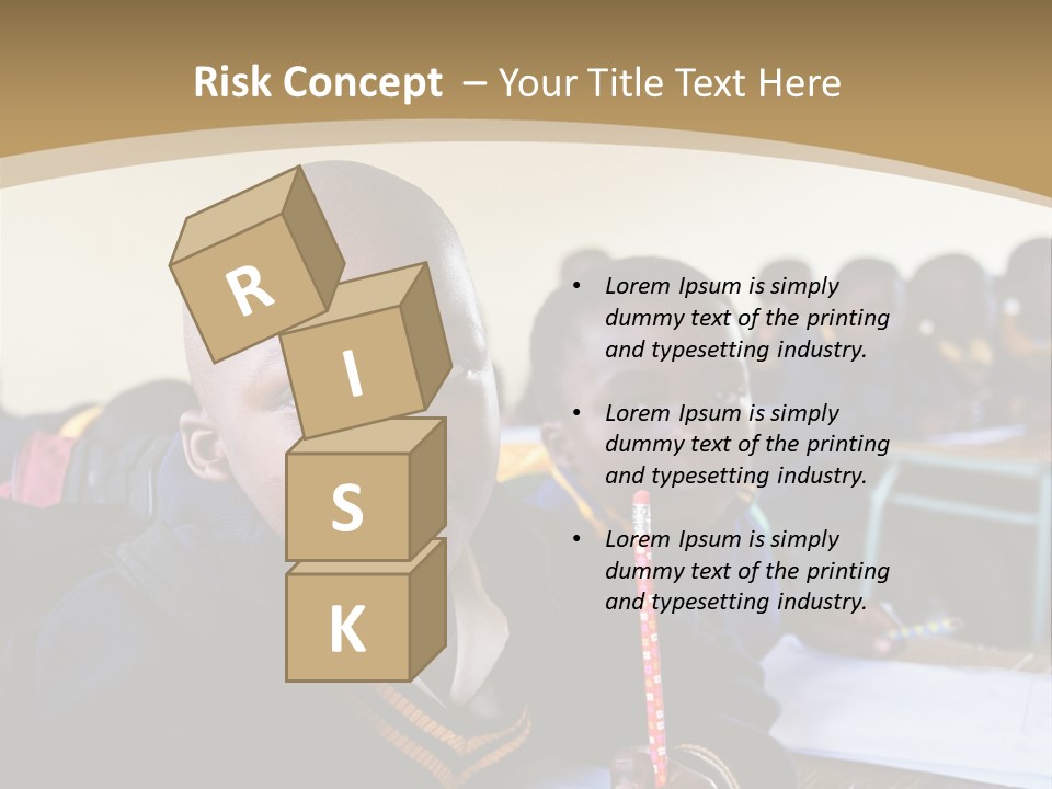 Race Poverty Young PowerPoint Template