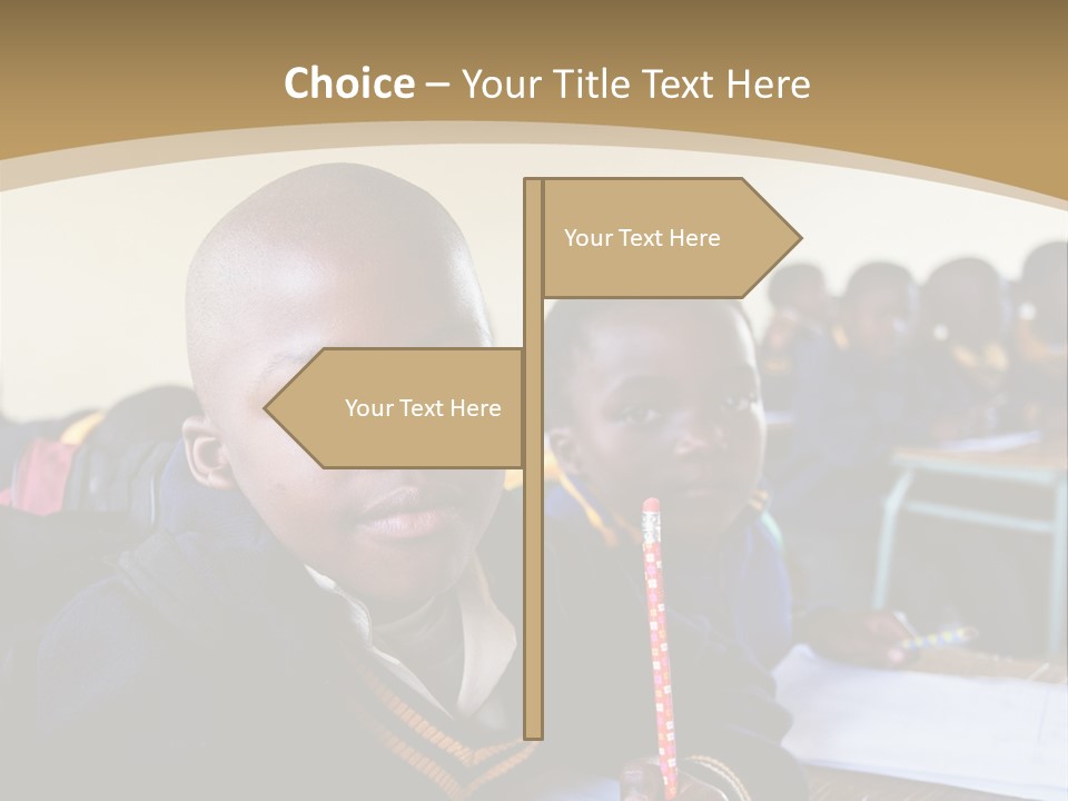 Race Poverty Young PowerPoint Template
