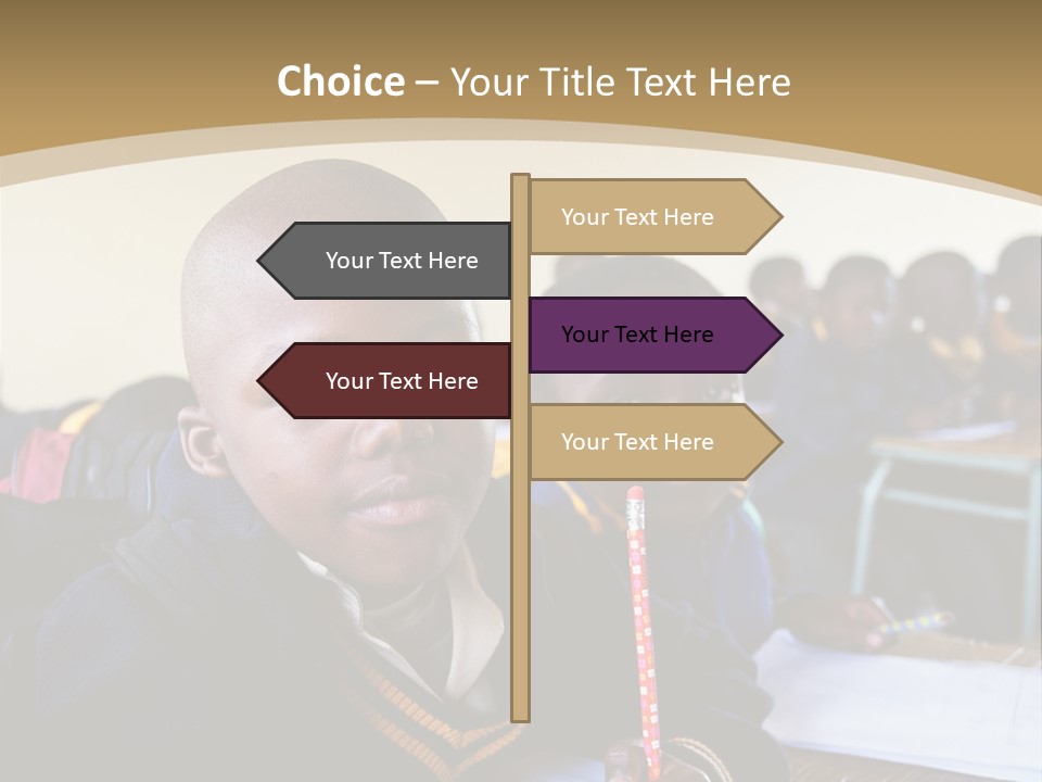 Race Poverty Young PowerPoint Template