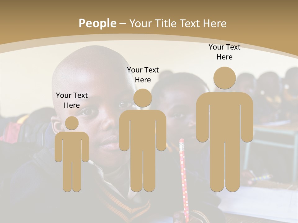 Race Poverty Young PowerPoint Template