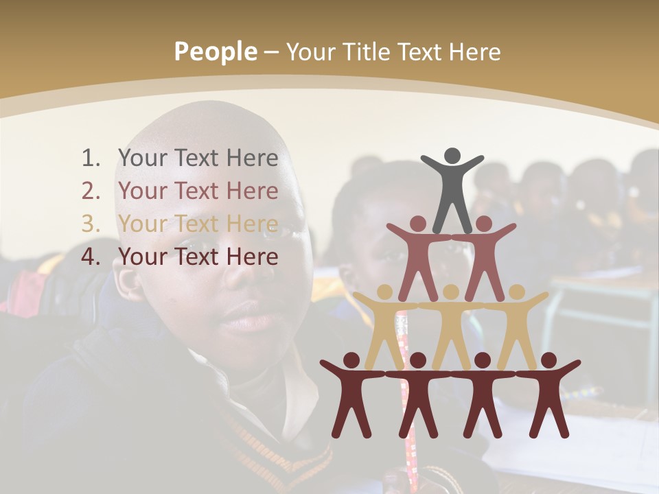 Race Poverty Young PowerPoint Template