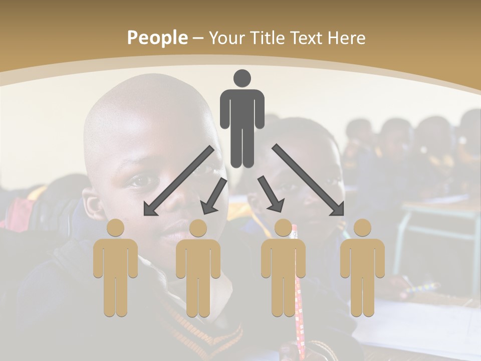Race Poverty Young PowerPoint Template