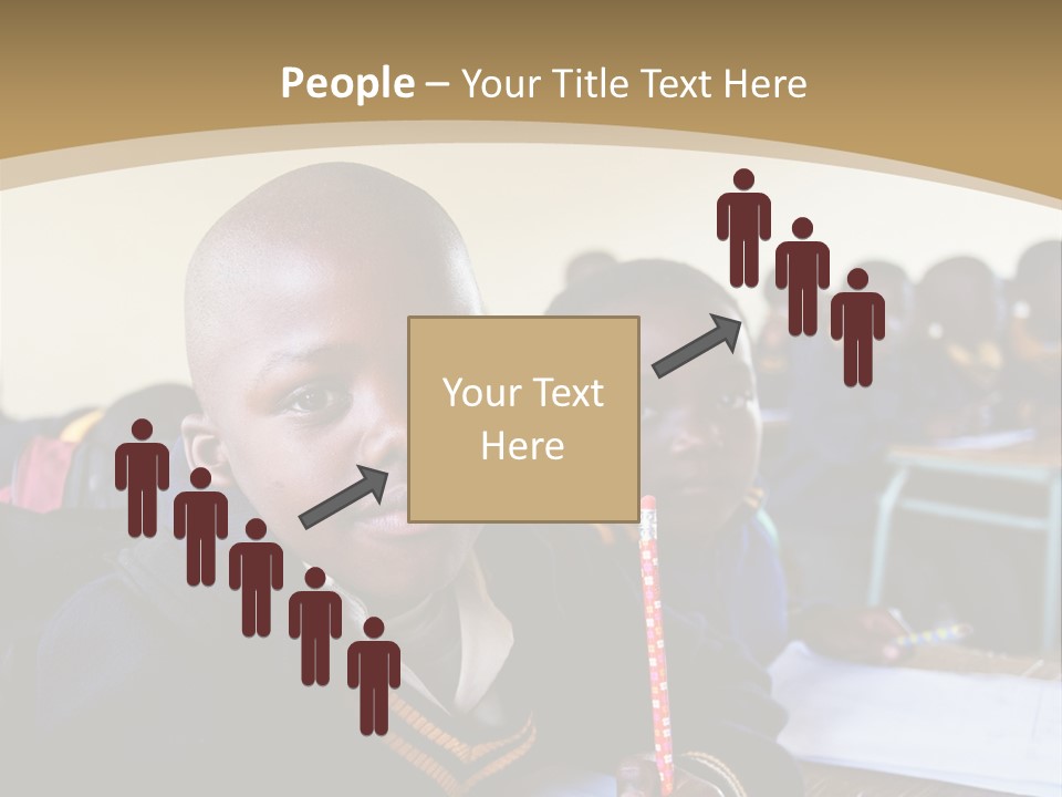 Race Poverty Young PowerPoint Template