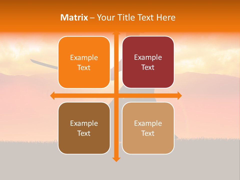 Male Stance Serenity PowerPoint Template