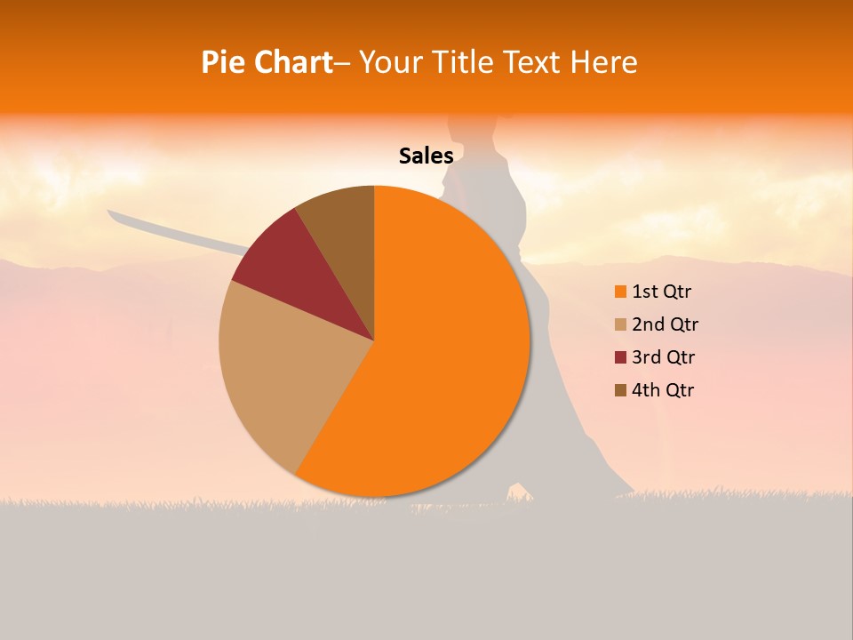 Male Stance Serenity PowerPoint Template