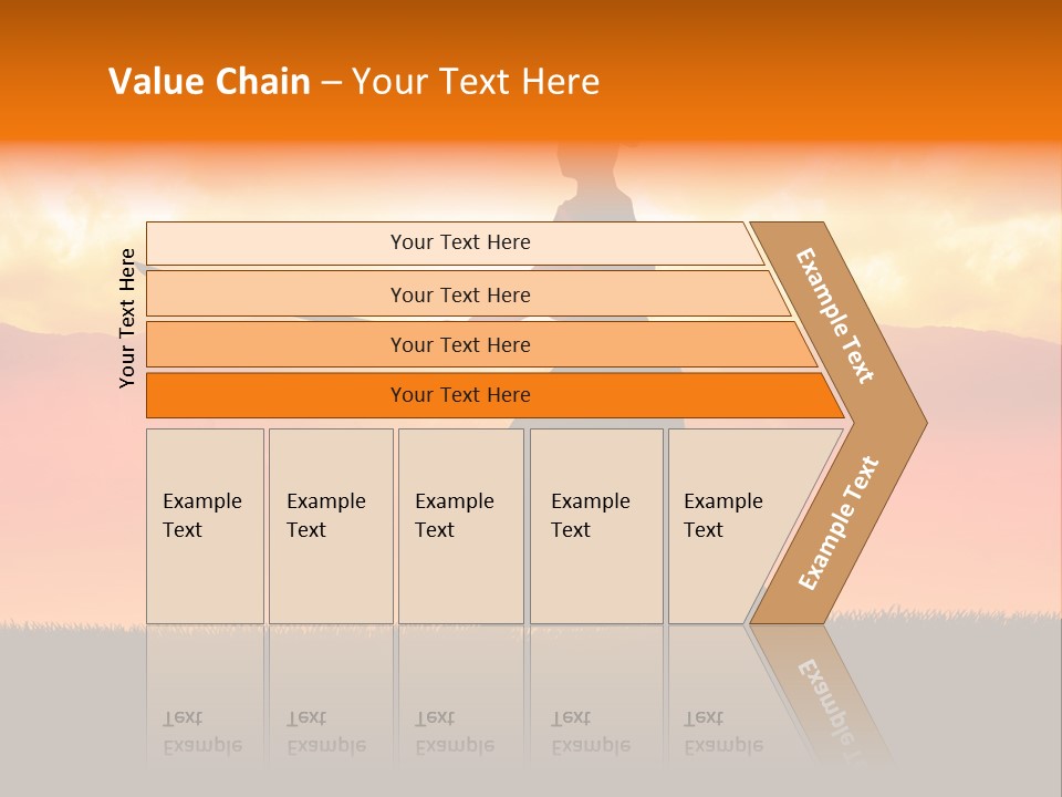 Male Stance Serenity PowerPoint Template