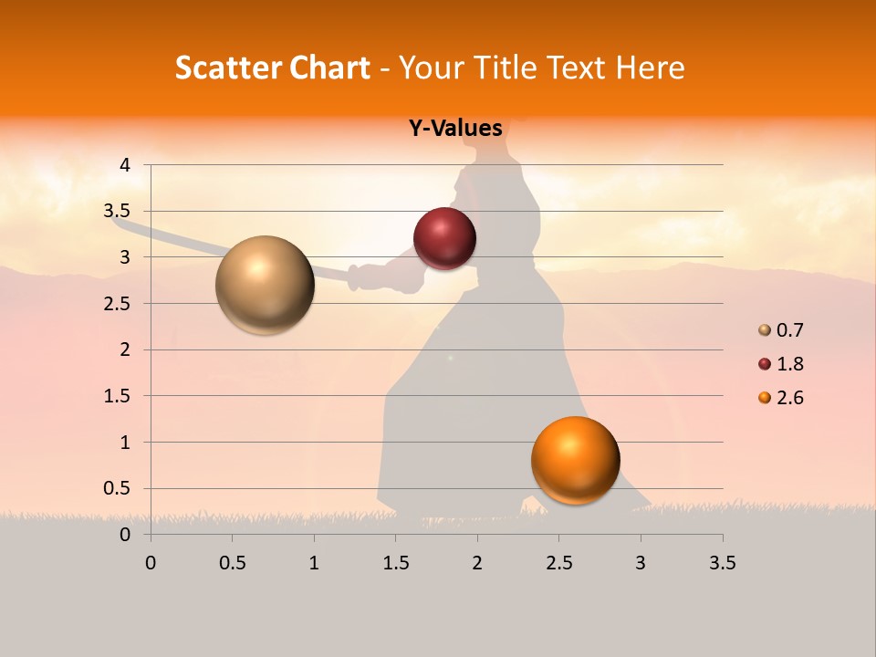Male Stance Serenity PowerPoint Template