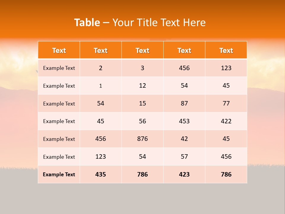 Male Stance Serenity PowerPoint Template