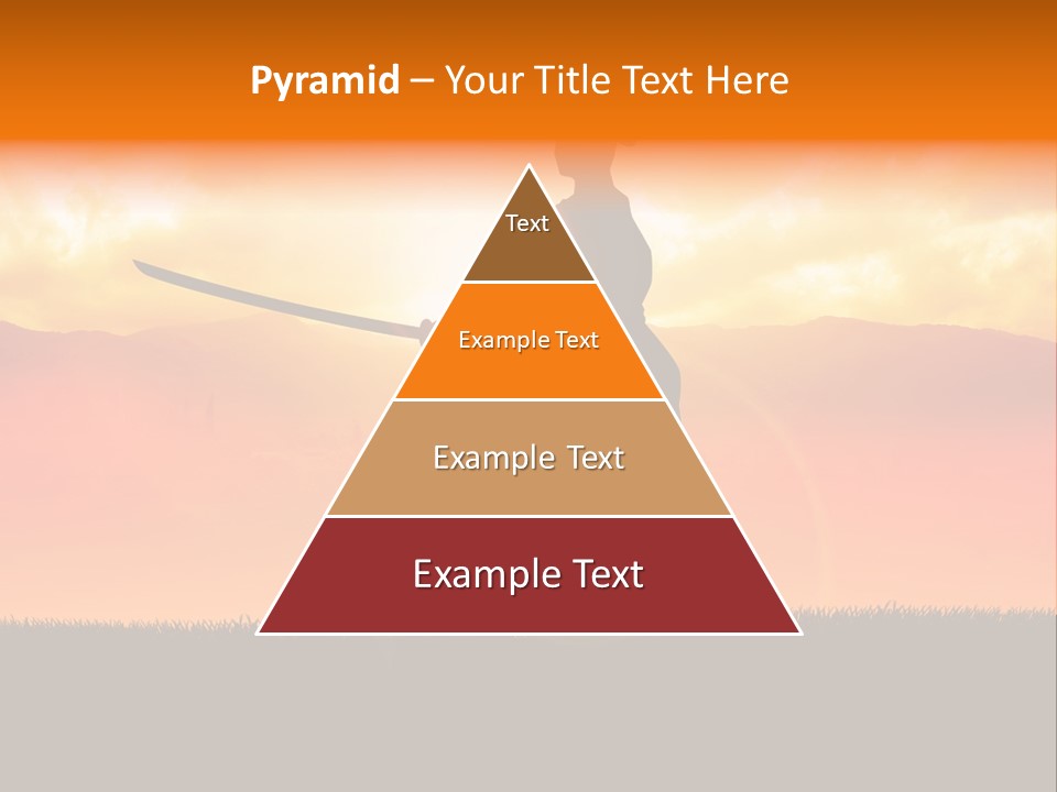 Male Stance Serenity PowerPoint Template