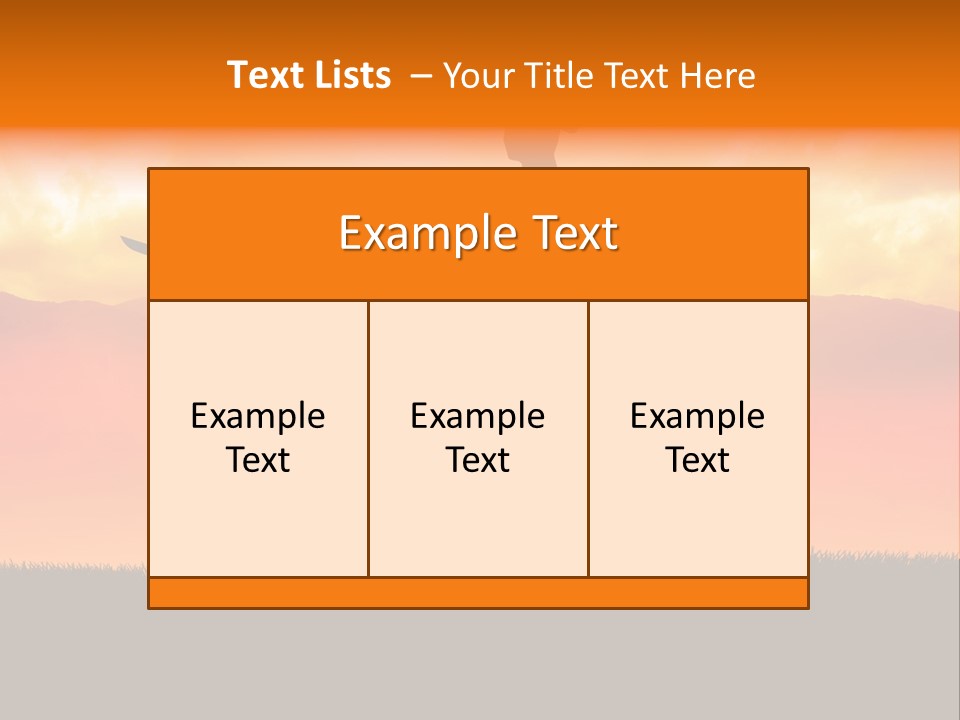 Male Stance Serenity PowerPoint Template