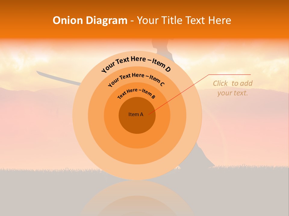 Male Stance Serenity PowerPoint Template