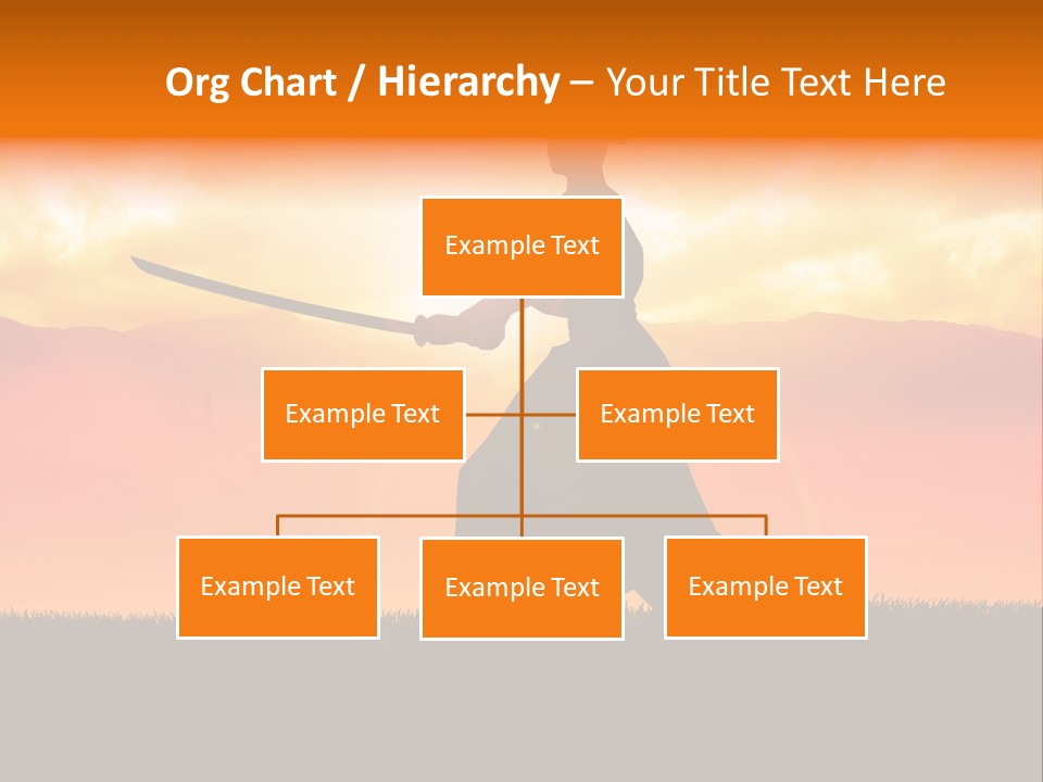 Male Stance Serenity PowerPoint Template
