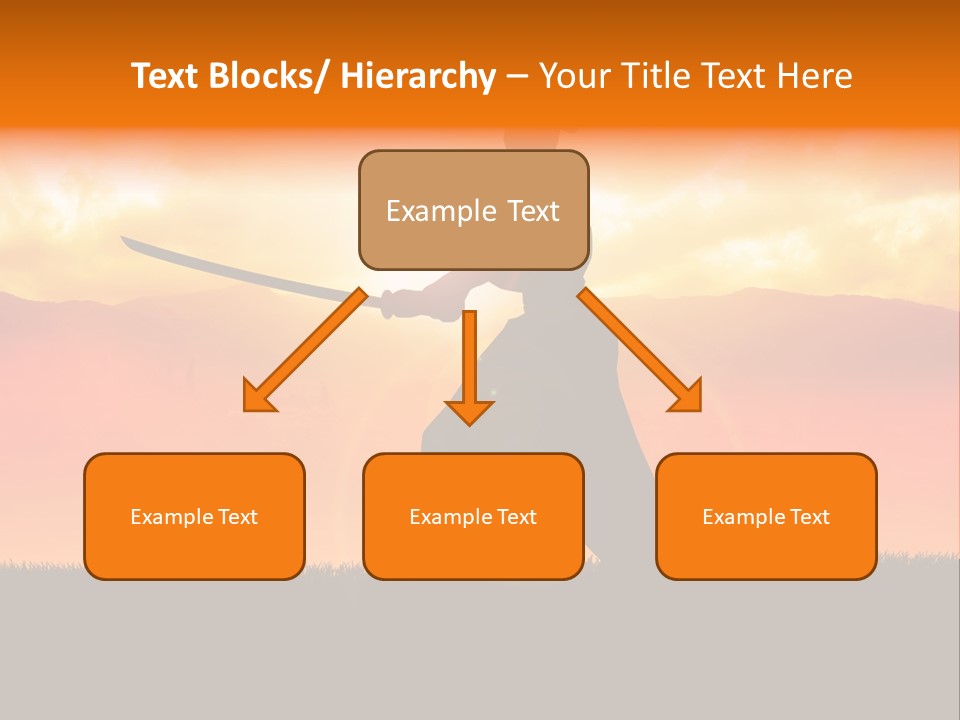 Male Stance Serenity PowerPoint Template