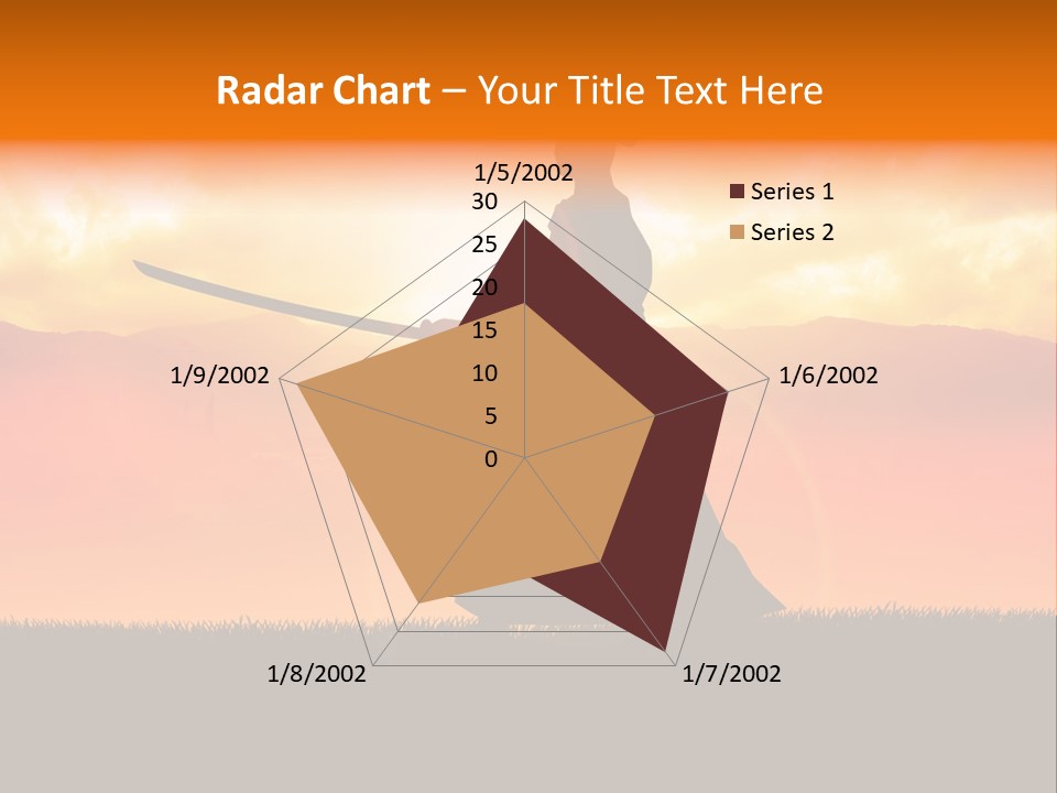 Male Stance Serenity PowerPoint Template