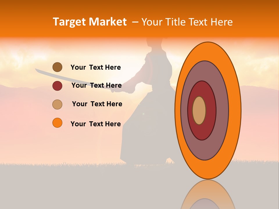 Male Stance Serenity PowerPoint Template