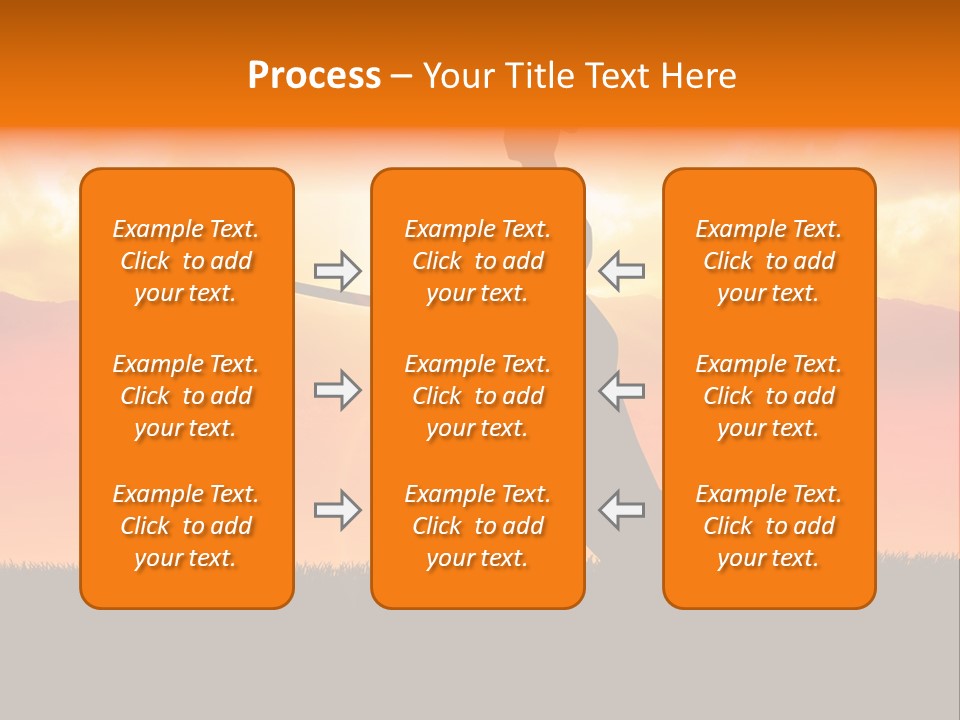 Male Stance Serenity PowerPoint Template