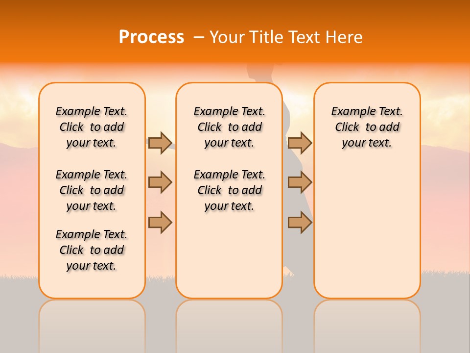 Male Stance Serenity PowerPoint Template