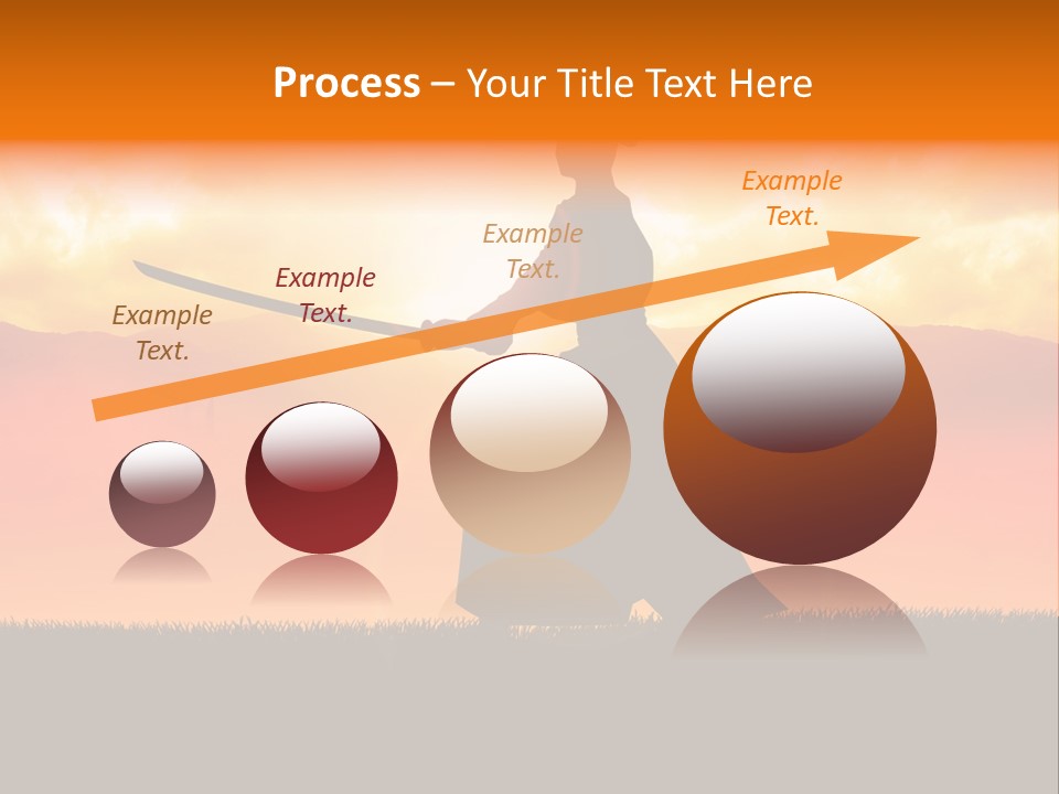 Male Stance Serenity PowerPoint Template