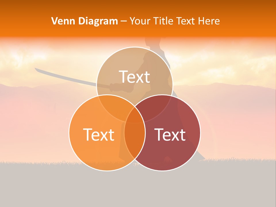 Male Stance Serenity PowerPoint Template