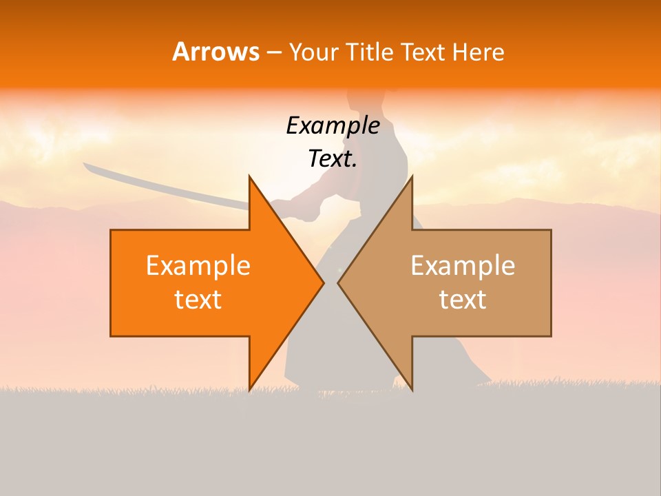 Male Stance Serenity PowerPoint Template