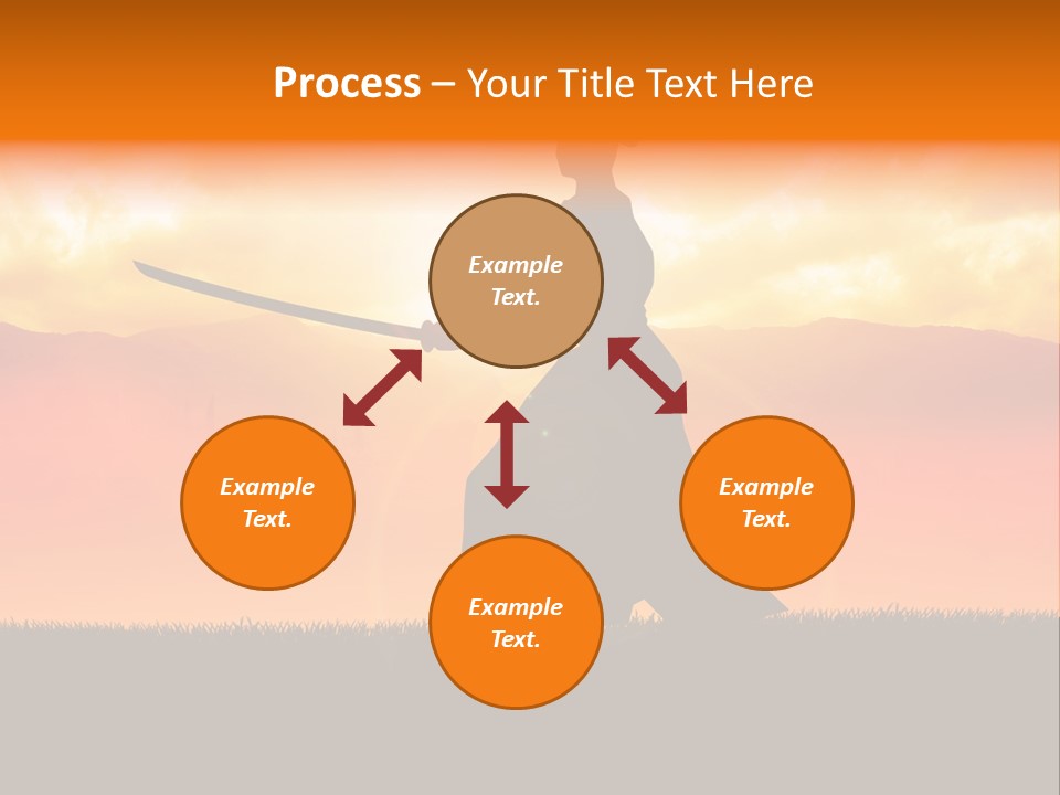 Male Stance Serenity PowerPoint Template