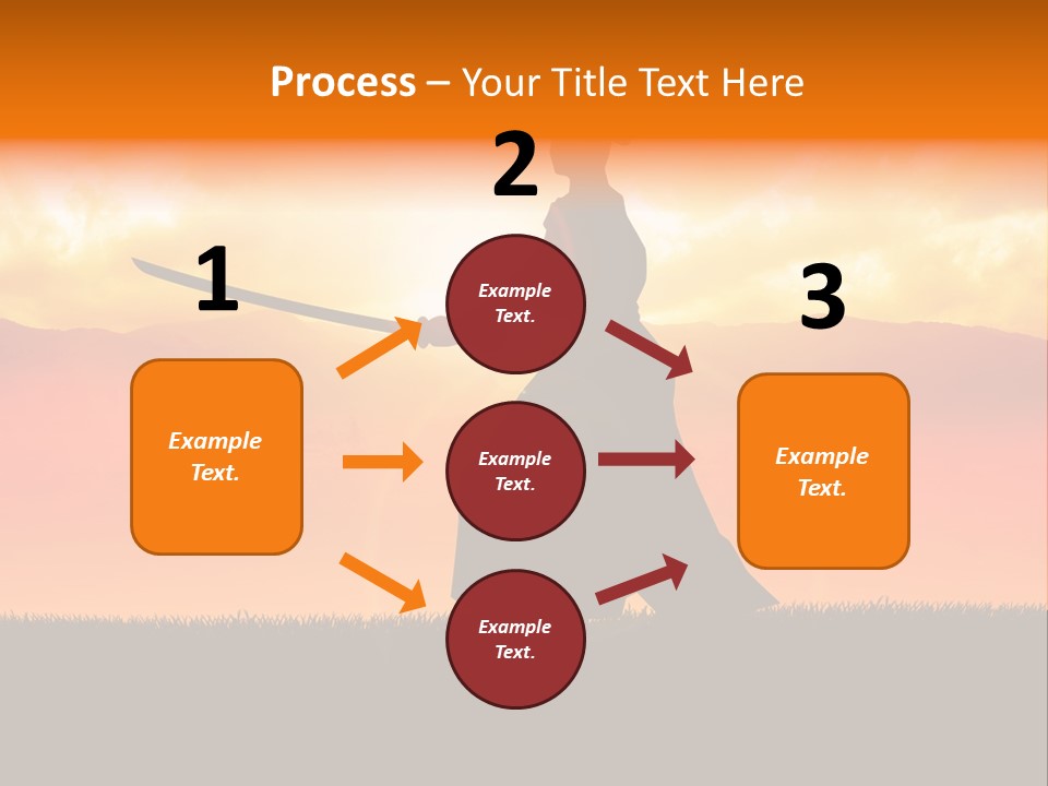 Male Stance Serenity PowerPoint Template