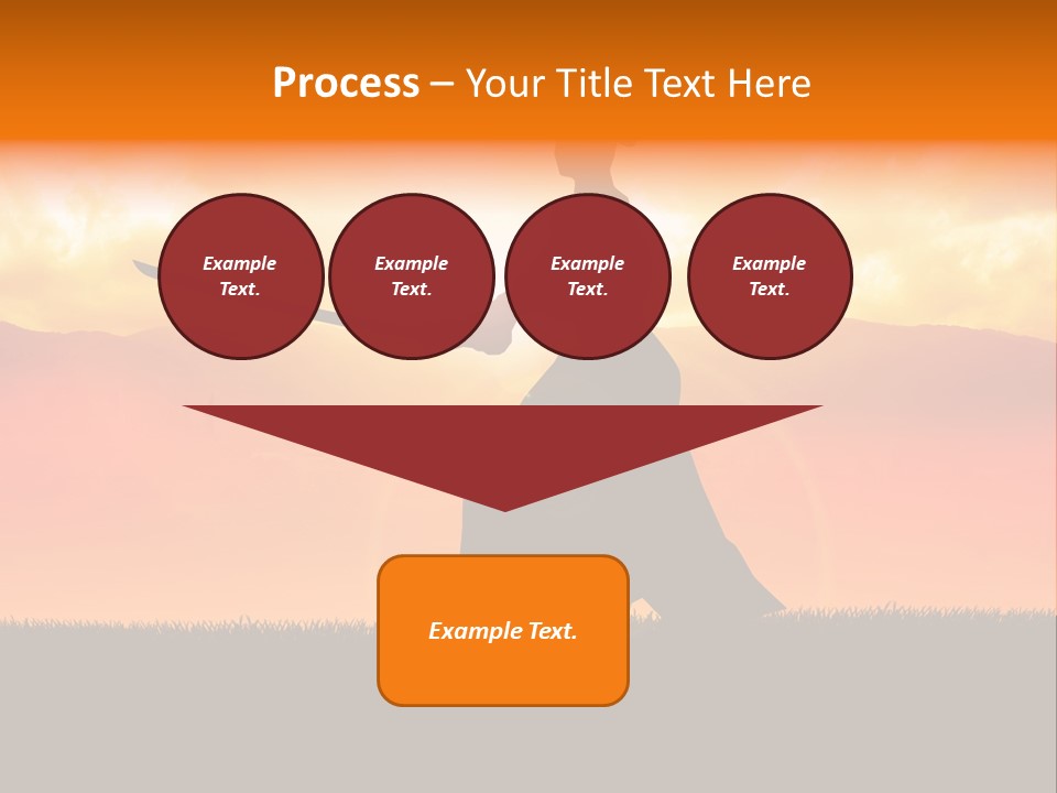 Male Stance Serenity PowerPoint Template