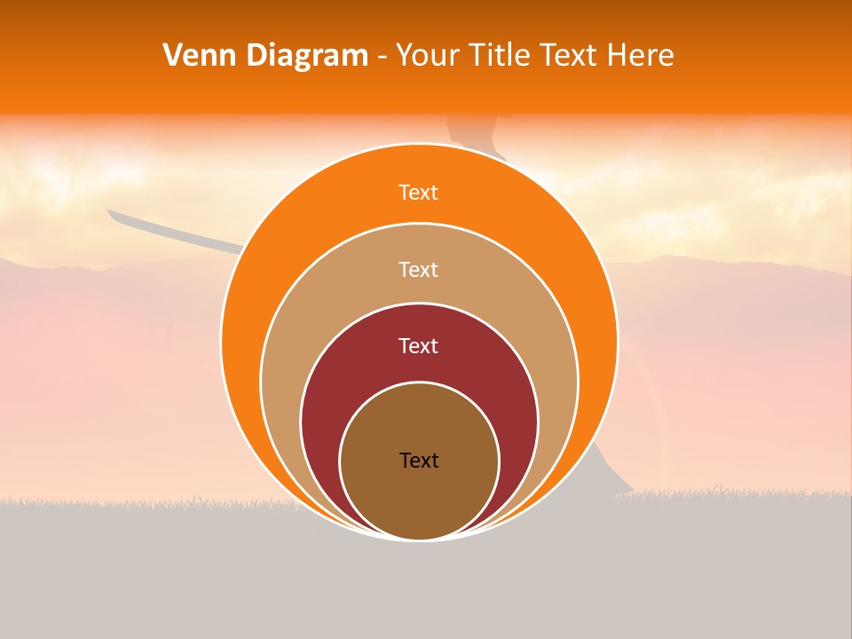 Male Stance Serenity PowerPoint Template