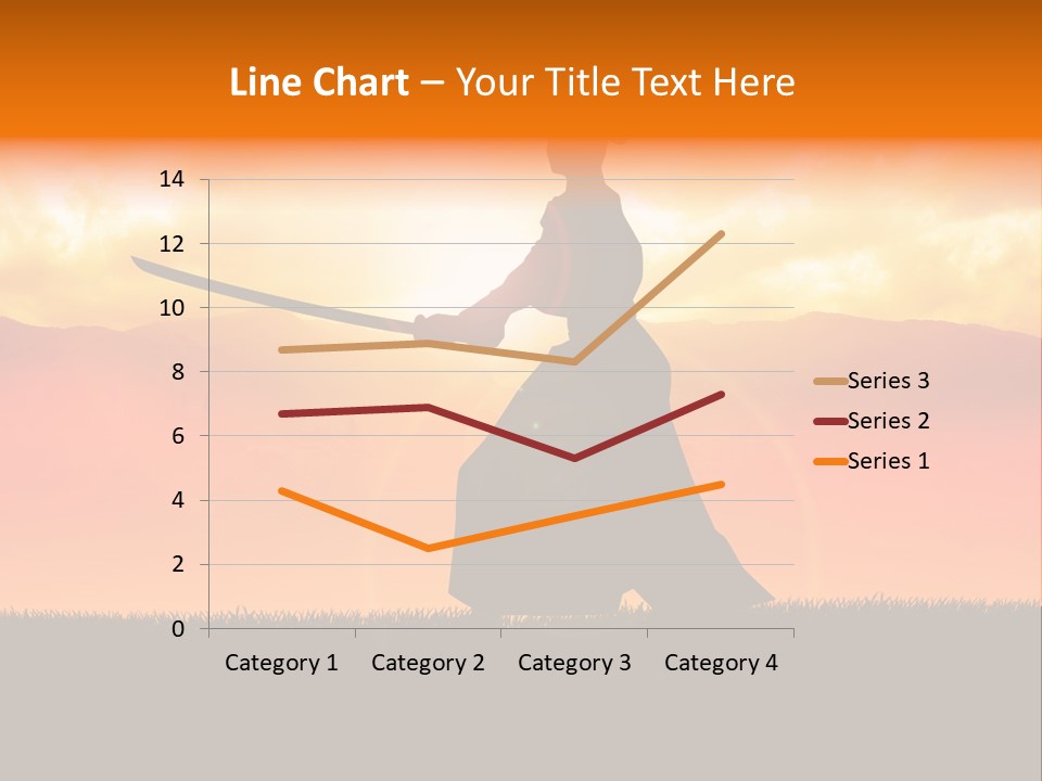 Male Stance Serenity PowerPoint Template