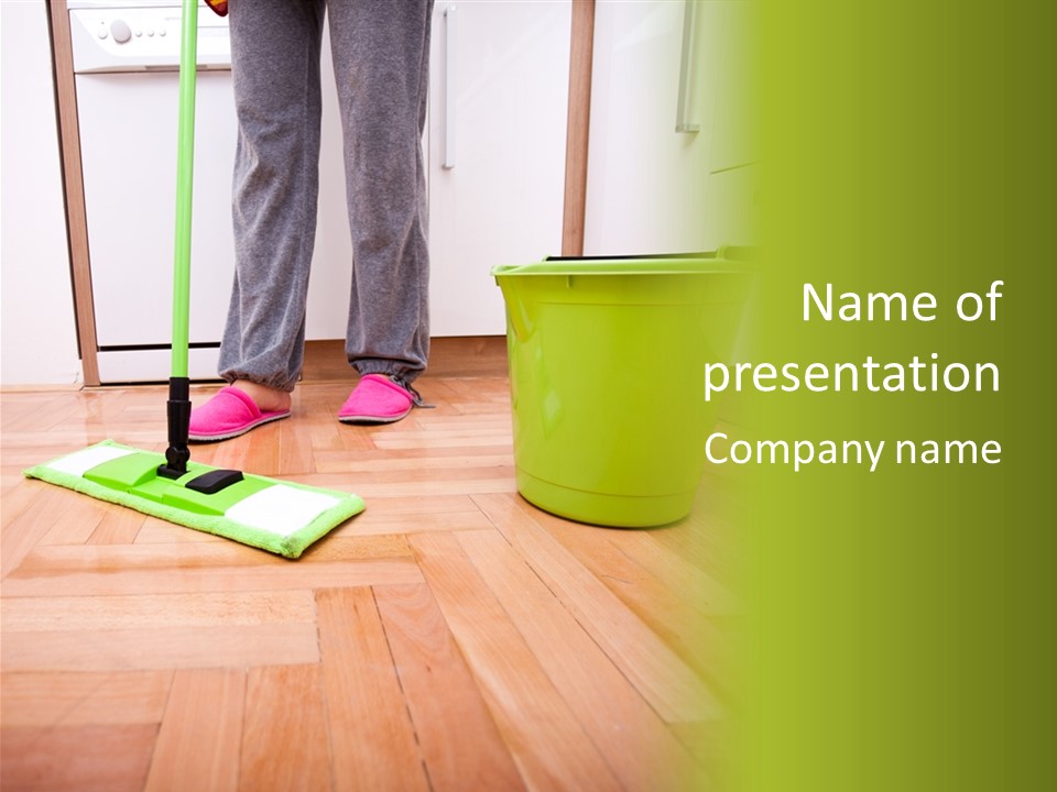 Interior Modern Housecleaning PowerPoint Template