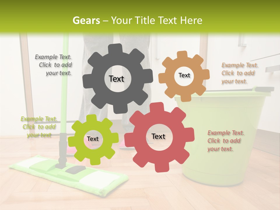 Interior Modern Housecleaning PowerPoint Template