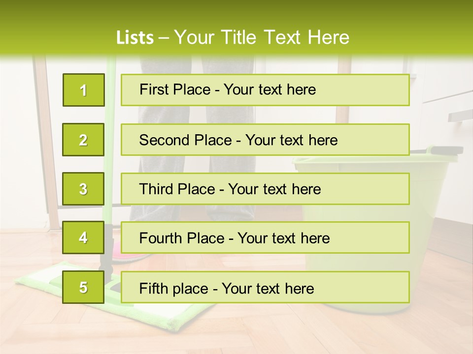 Interior Modern Housecleaning PowerPoint Template