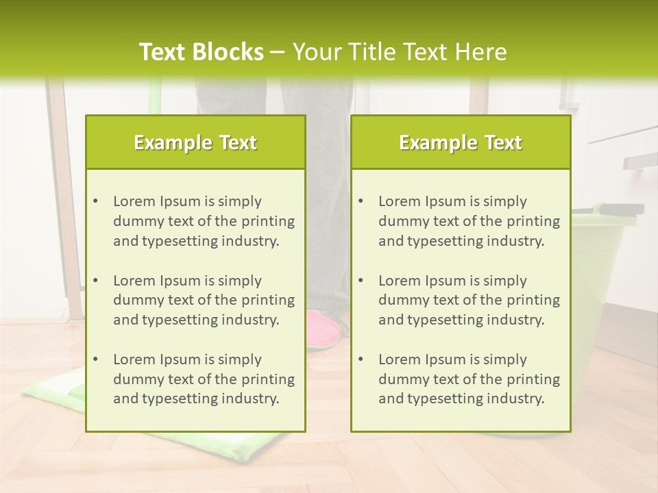 Interior Modern Housecleaning PowerPoint Template