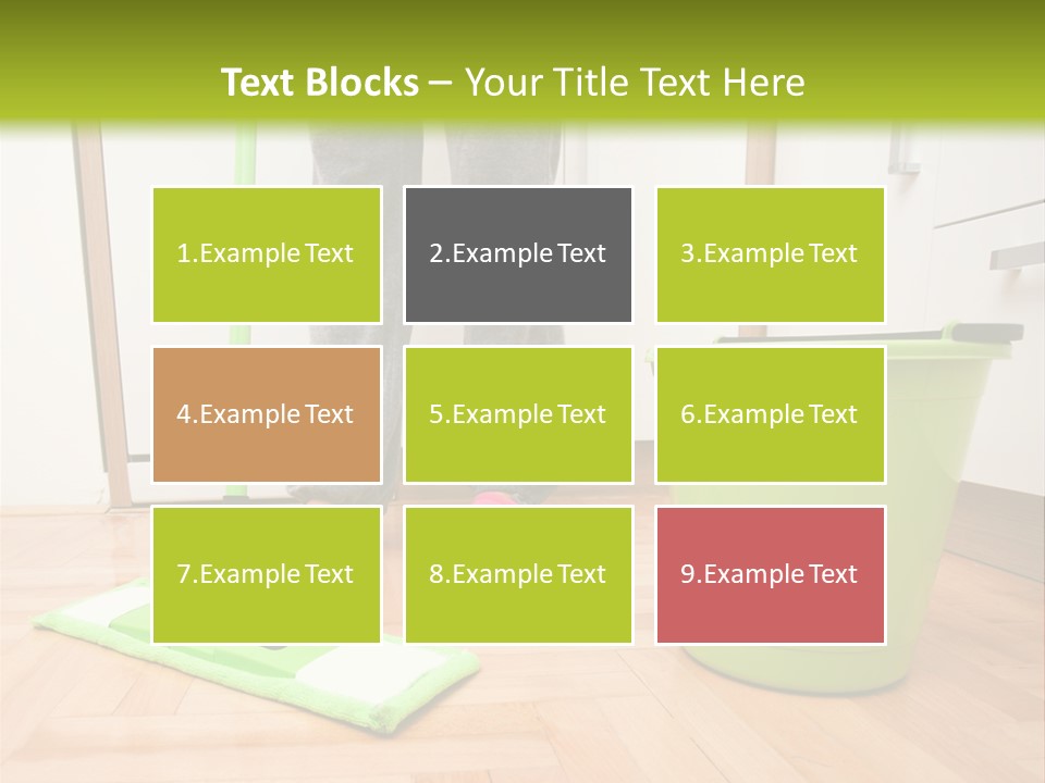 Interior Modern Housecleaning PowerPoint Template