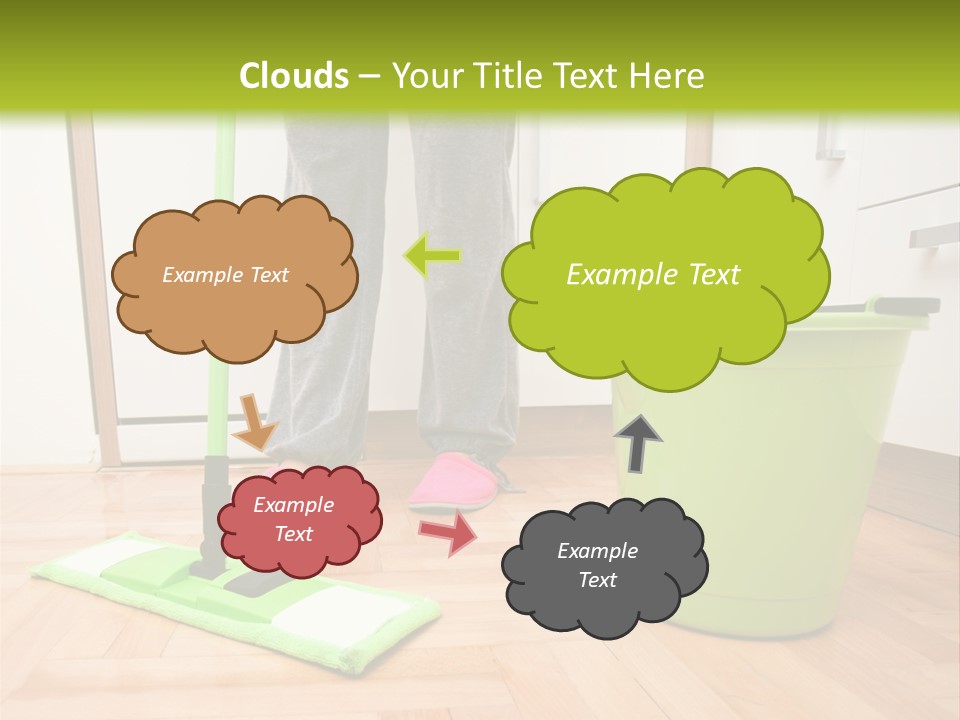 Interior Modern Housecleaning PowerPoint Template