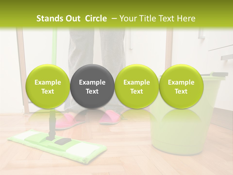 Interior Modern Housecleaning PowerPoint Template
