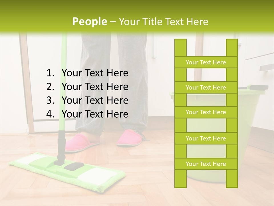Interior Modern Housecleaning PowerPoint Template