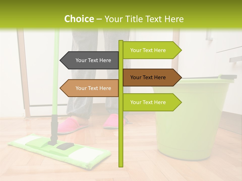 Interior Modern Housecleaning PowerPoint Template