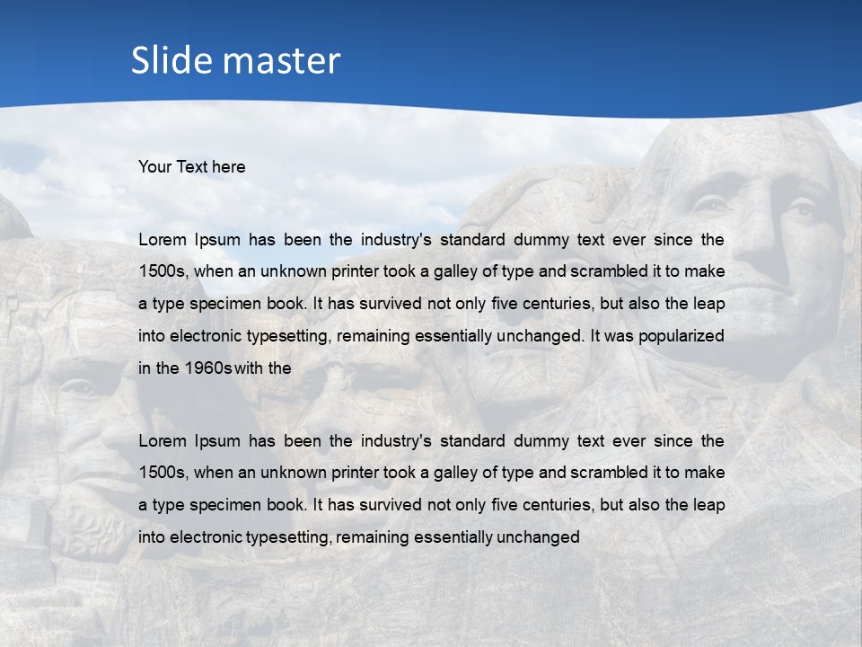 Summer Usa Cloudy PowerPoint Template