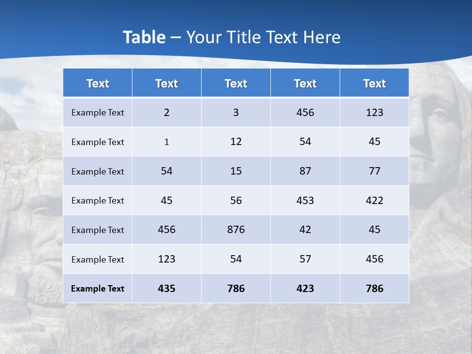 Summer Usa Cloudy PowerPoint Template