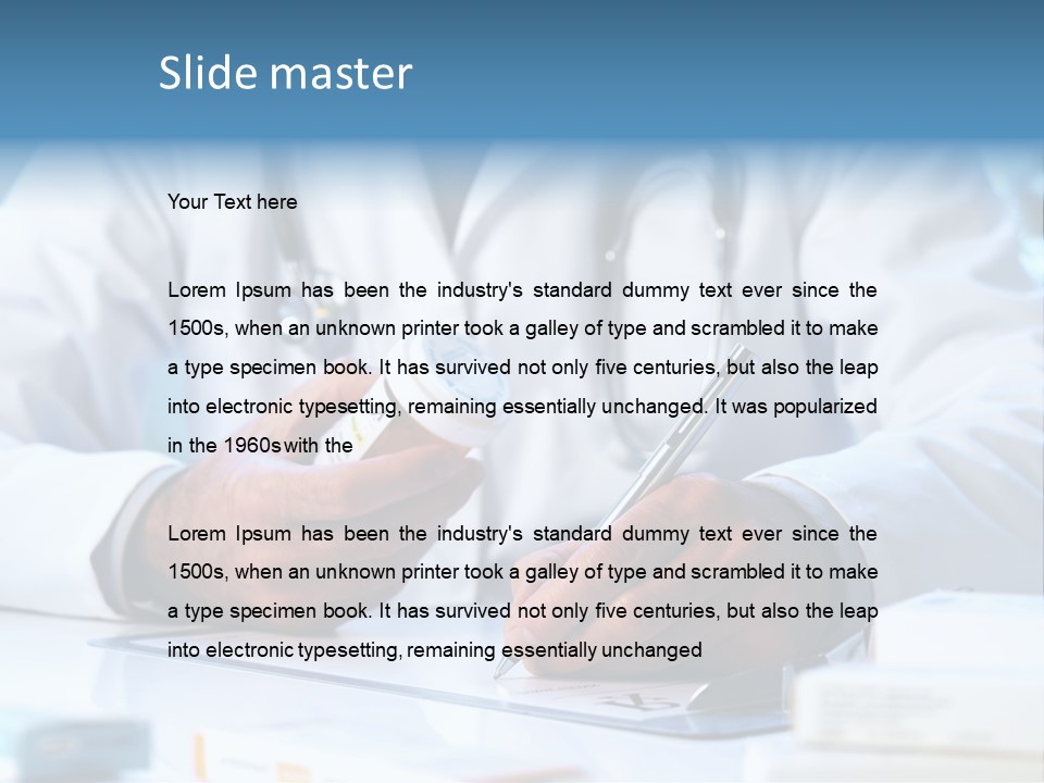 Remedy Pen Dose PowerPoint Template